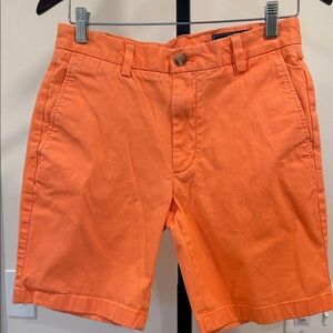 Vineyard Vines Men's Coral-Orange Flat Front Shorts